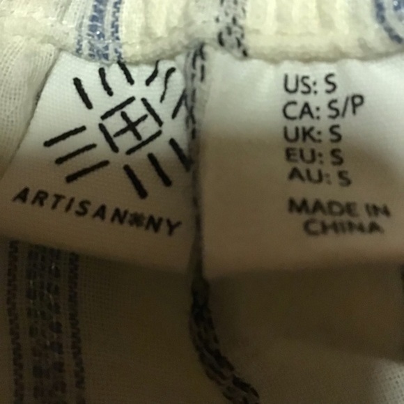 Artisan NY Boho off the shoulder glittery stripes shift dress - Picture 2 of 9